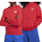 Nike Older Kid's Sportswear Club Fleece Pullover Hoodie - University Red/White