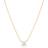 Sif Jakobs Ellera Quadrato Necklace - Gold/Transparent