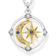 Thomas Sabo Star & Moon Necklace - Silver/Multicolour