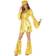 Atosa Disco Girl Costume Golden