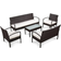 vidaXL 45791 Loungesæt, 1 borde inkl. 2 stole & 2 sofaer