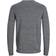 Jack & Jones Crew Neck Knitted Pullover - Grey/Navy Blazer