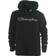 Champion Script Logo Cotton Fleece Hoodie - Black (305765-KK001)