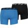 Puma Men's Yarn Dyed Mini Stripe Boxers 2-pack - Blue Combo
