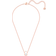 Swarovski Swarovski Sparkling Dance Oval Necklace - Rose Gold/Transparent