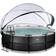 Exit Toys Round Leather Pool with Sand Filter Pump and Dome Ø4.5x1.22m