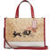 Coach Lunar New Year Dempsey Carryall In Signature Canvas with Rabbit and Carriage Tote Bag - Gold/Light Khaki Multi