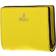 Furla Compact Wallet S Canary Yellow Grained Calf Leather Woman