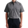 Seidensticker Non-iron Fil a Fil Short Sleeve Business Shirt - Grey