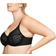 Glamorise Lace Comfort WonderWire Bra - Black