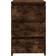 vidaXL Bed Cabinet Smoked Oak Sengebord 35x40cm