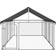 vidaXL Outdoor Dog Cage with Roof 200x150cm