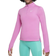 Nike Dri-Fit Half-Zip Long Sleeve Top - Playful Pink/White