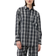 Ganni Checkered Cotton Oversized Raglan Shirt - Black