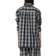 Ganni Checkered Cotton Oversized Raglan Shirt - Black