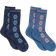 Kari Traa Vinst Sock 2-pack - Sai Blue