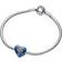 Pandora Spinnable Heart Charm - Silver/Blue