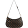 Guess Noelle 4g Peony Logo Shoulder Bag - Brown Multi