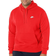 Nike Men's Sportswear Club Fleece Pullover Hoodie - University Red/White