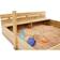 Plum Sandpit With Adjustable Canopy