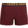 Jack & Jones Trunks 3-pack - Red/Burgundy