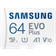 Samsung EVO Plus microSDXC Class 10 UHS-I U1 V10 A1 160/120MB/s 64GB +SD adapter