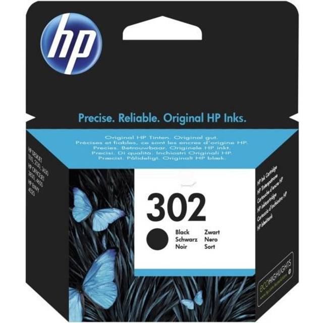 HP 302 (Black) (67 butikker) se pris • Sammenlign nu »