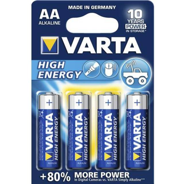 Varta High Energy AA 4-pack • Find den bedste pris »