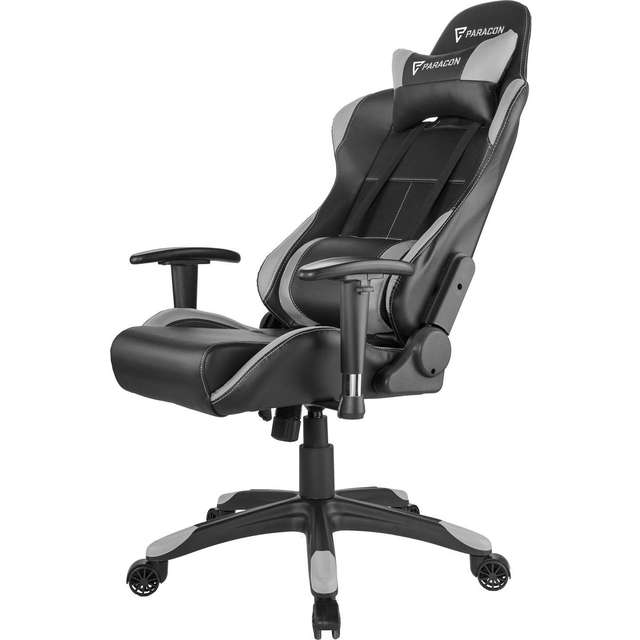 Paracon Rogue Gaming Chair - Black/Grey - Sammenlign priser hos ...