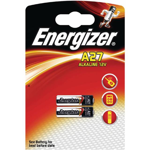 Energizer A27 2-pack (33 butikker) se bedste pris i dag »