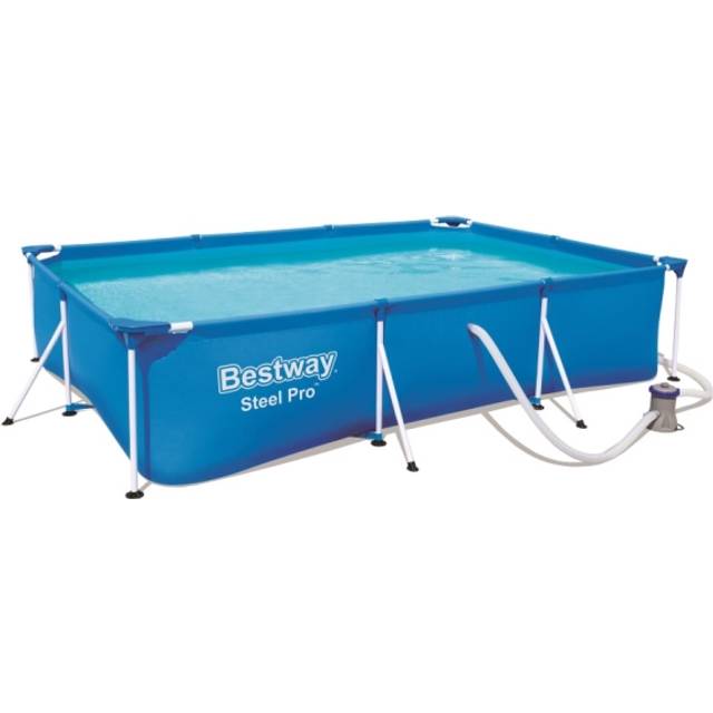 Bestway Steel Pro Frame Pool Set with Filter Pump 3x2.01x0.66m • Pris »