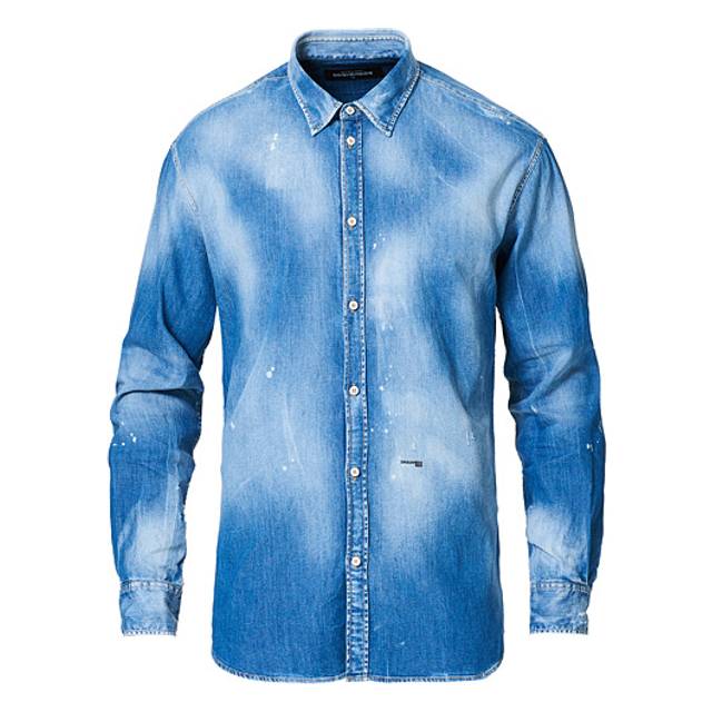 Find Sort Denim Skjorte på DBA - køb og salg af nyt og brugt