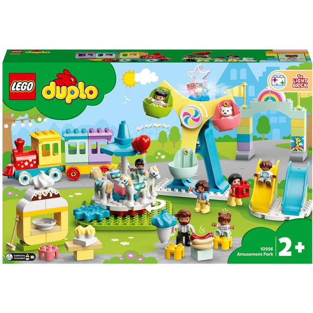 Lego Duplo Amusement Park Fairground with Train 10956 • Pris »