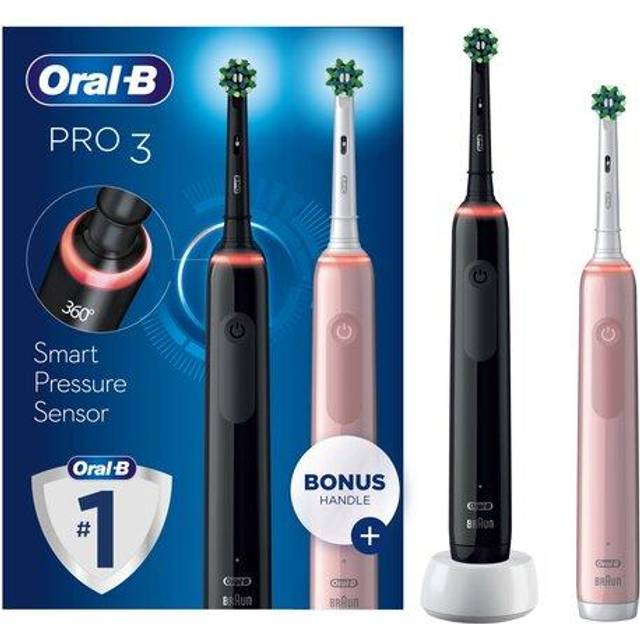 Oral-B Pro 3 3900 Duo (5 butikker) se bedste pris nu »