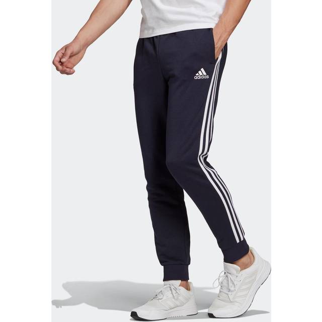 Adidas Essentials French Terry Tapered Cuff 3Stripes bukser • Pris »