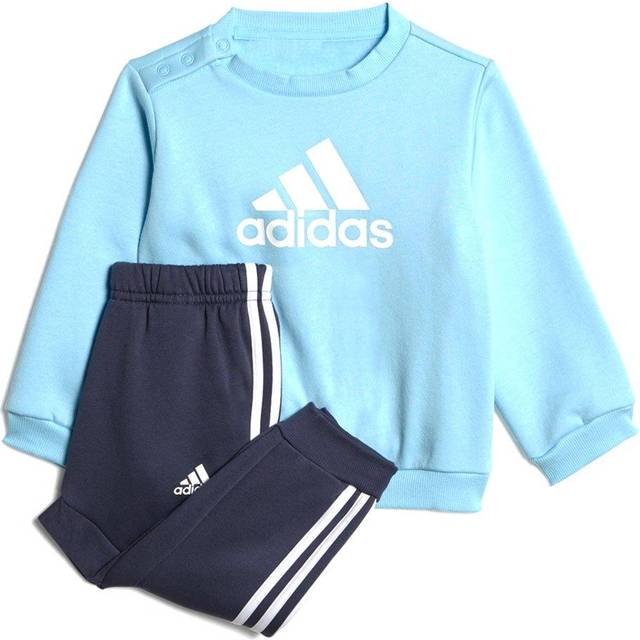 Adidas Infant Badge of Sport Jogger Set - Bliss Blue/White (HM8940) • Pris »