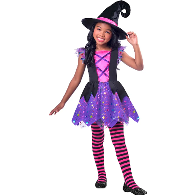 Bilka Rainbow Witch Costume • Find den bedste pris »