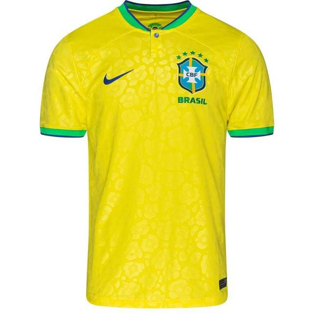 Nike Brazil Stadium Home Jersey 2022-23 • Priser »