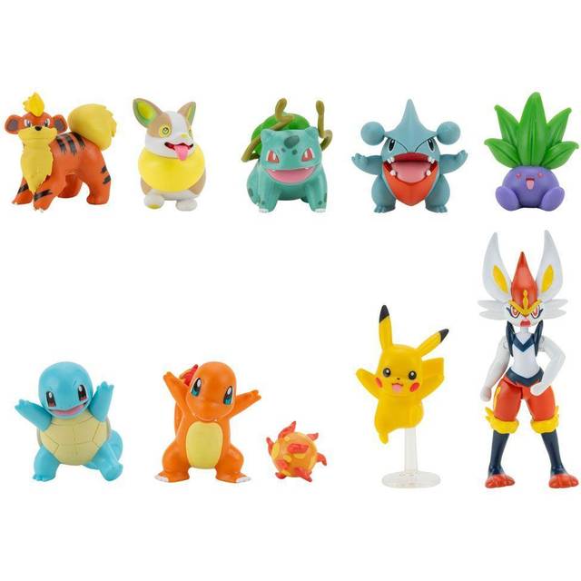 Pokémon - 10 Pack Battle Figures (PKW2567) : : Giochi e giocattoli