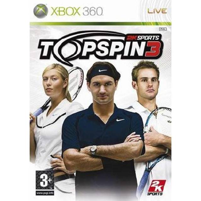 Top Spin 3 (Xbox 360) (6 butikker) se bedste pris nu »