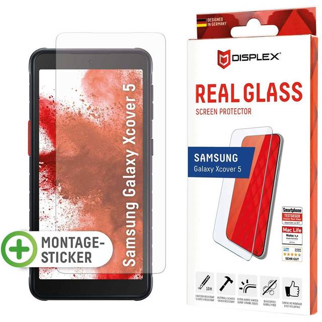 Displex E.V.I. Real Glass 2D Samsung Xcover 5 • Pris »