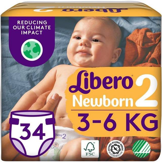 Libero Newborn 2 3-6kg 34pcs • Find den bedste pris »