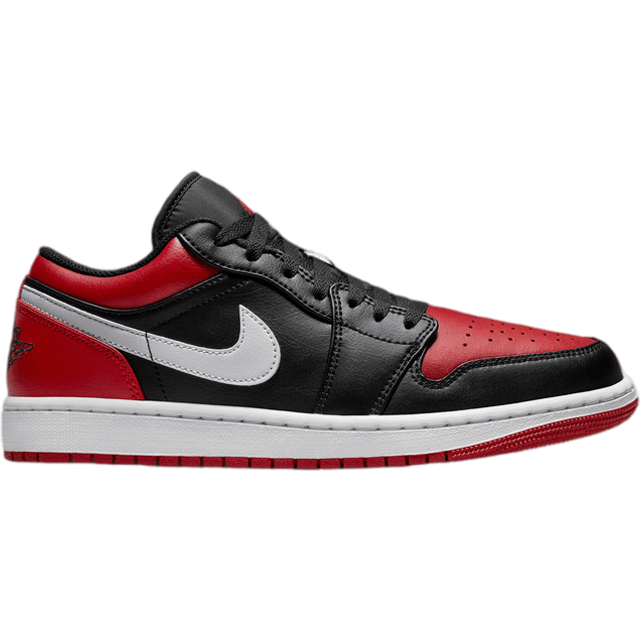 Nike Air Jordan 1 Low M - Black/White/Gym Red • Se pris