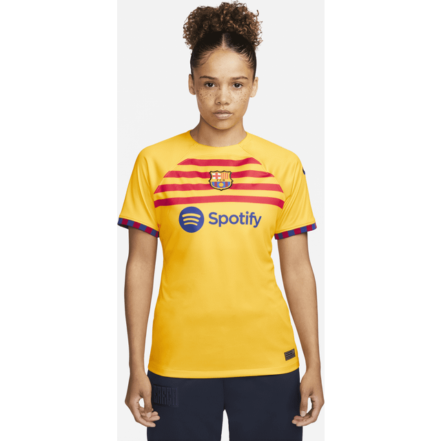 Nike Barcelona 4. Trøje Senyera 2023/24 Kvinde • Pris »