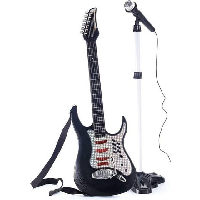 Music Electric Guitar with Microphone & Stand • Pris »